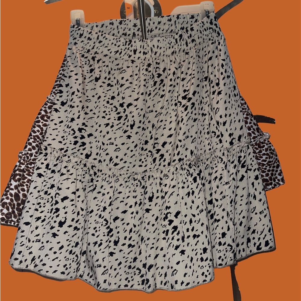 Animal print skirts (2) sold together